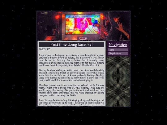 blog/karaoke screenshot