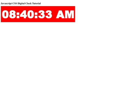 clock screenshot