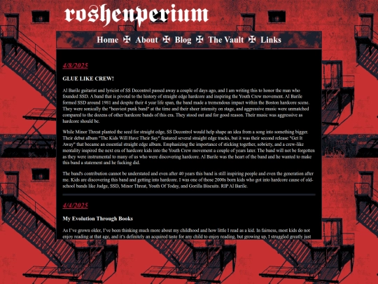 blog screenshot