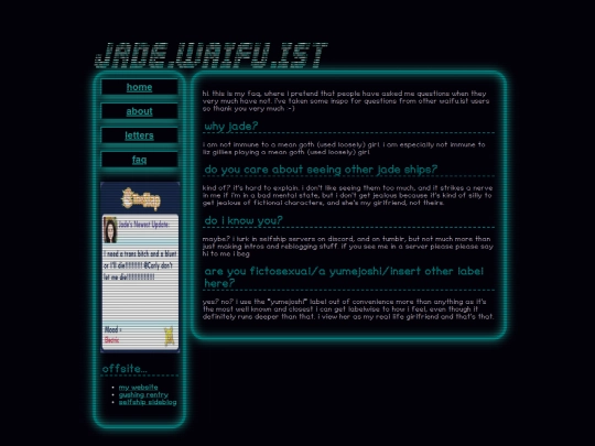 faq screenshot