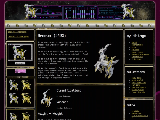 frienddex/arceus screenshot
