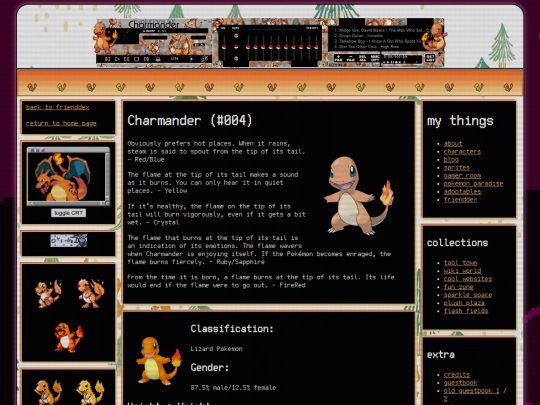 frienddex/charmander screenshot