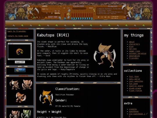 frienddex/kabutops screenshot