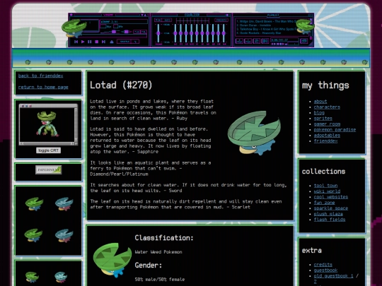 frienddex/lotad screenshot