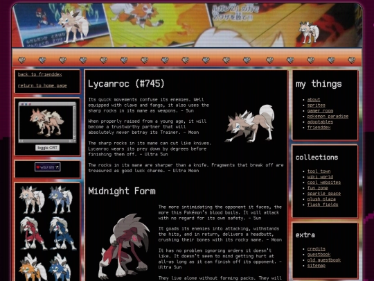 frienddex/lycanroc screenshot
