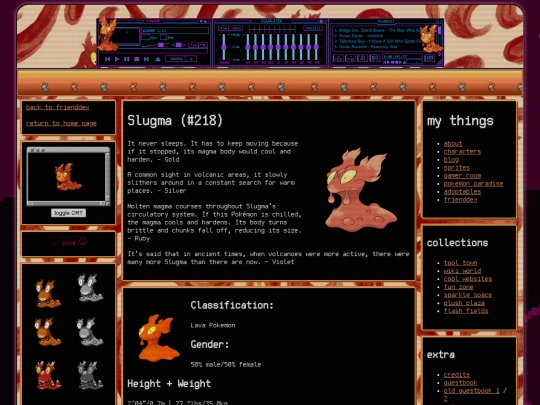 frienddex/slugma screenshot