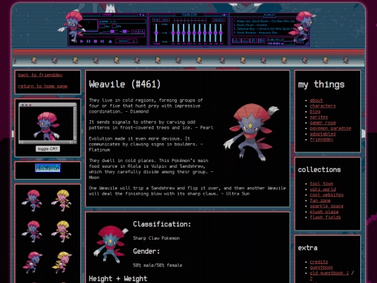 frienddex/weavile screenshot