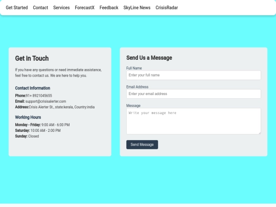 contact screenshot