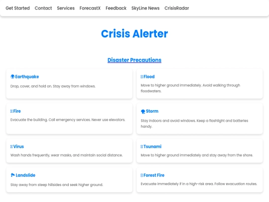 home page screenshot