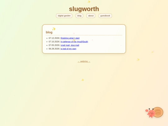blog screenshot