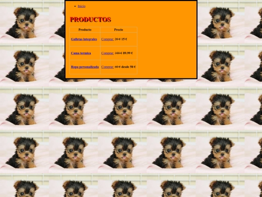 productos screenshot