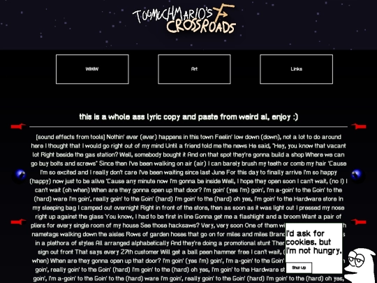 test screenshot