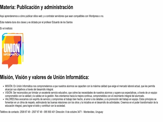 index screenshot