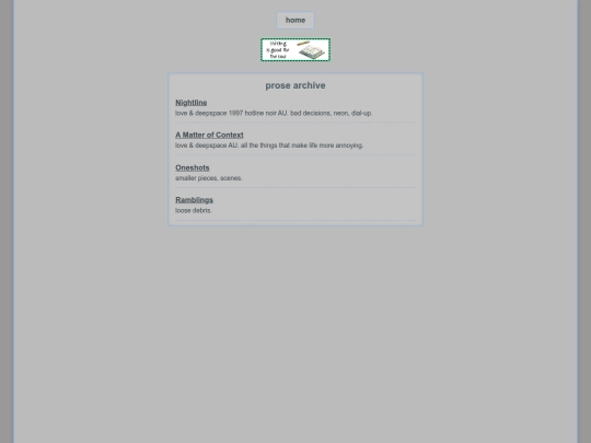 prose screenshot