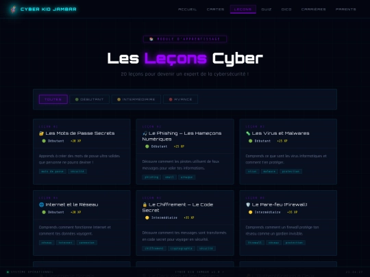 lecons screenshot