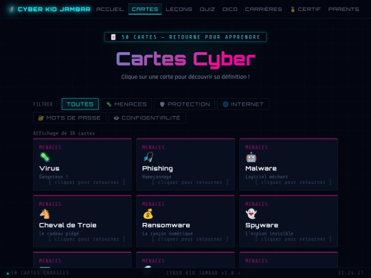 test/cartes screenshot