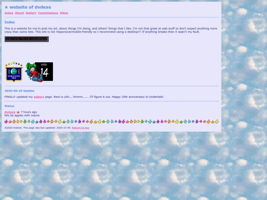 index screenshot