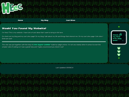 test screenshot