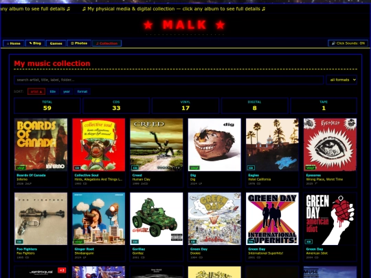collection screenshot