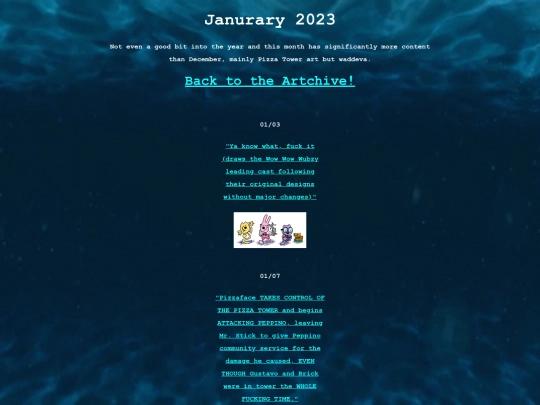 Artchive/Jan 23/artchivejan23 screenshot