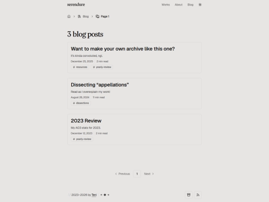 blog screenshot