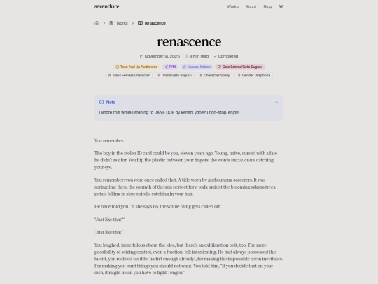 works/renascence screenshot