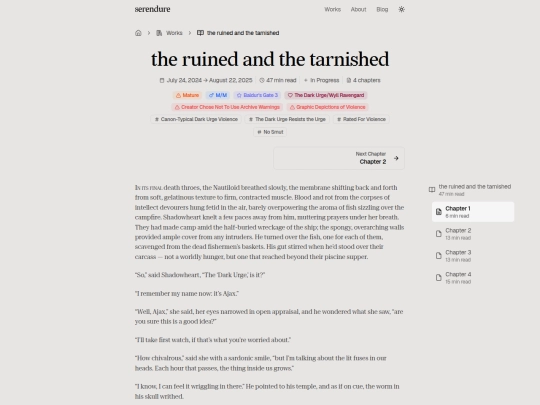 works/the-ruined-and-the-tarnished screenshot