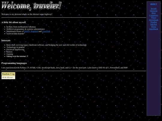 index screenshot