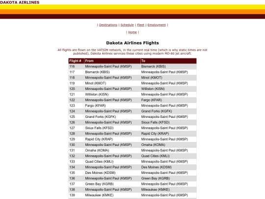 schedule screenshot