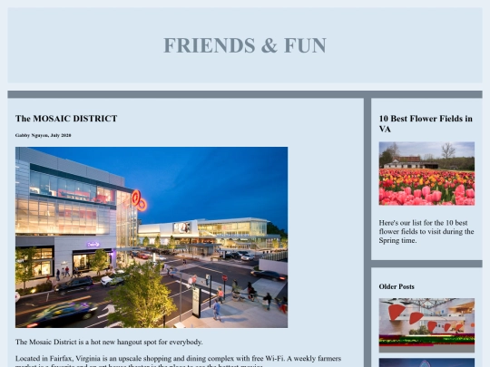 blog screenshot