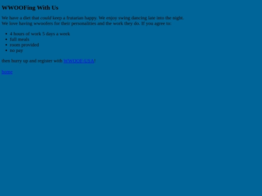 wwoofers screenshot