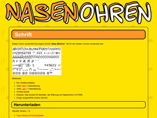 de/meta/font screenshot