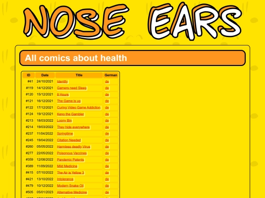 topics/health screenshot
