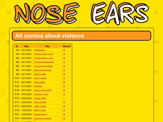 topics/violence screenshot