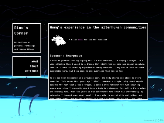 writings/ammys-experiences screenshot