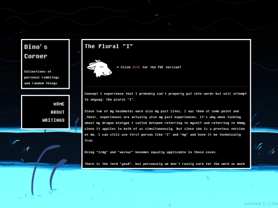 writings/the-plural-i screenshot