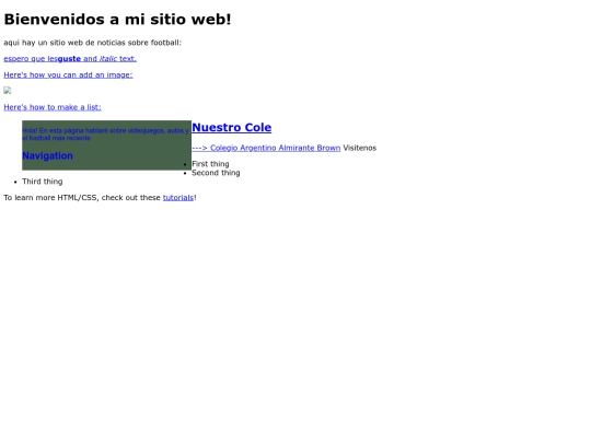 index screenshot