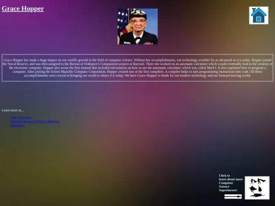 gracehopper screenshot