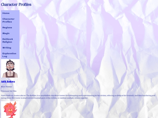 menu pages/Character-Profiles1 screenshot