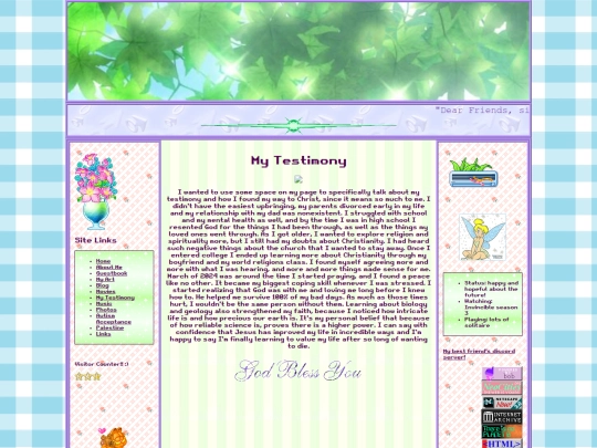testimony screenshot