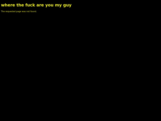 not_found screenshot