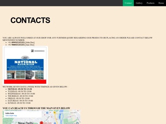 Contact screenshot