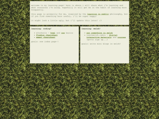 learning screenshot