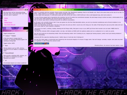 index screenshot