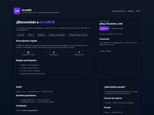 index screenshot