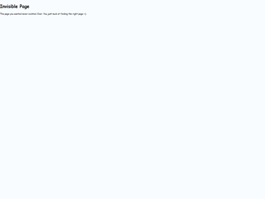 not_found screenshot