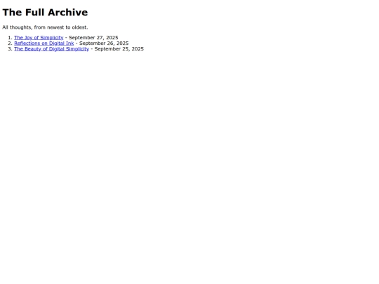 archive screenshot