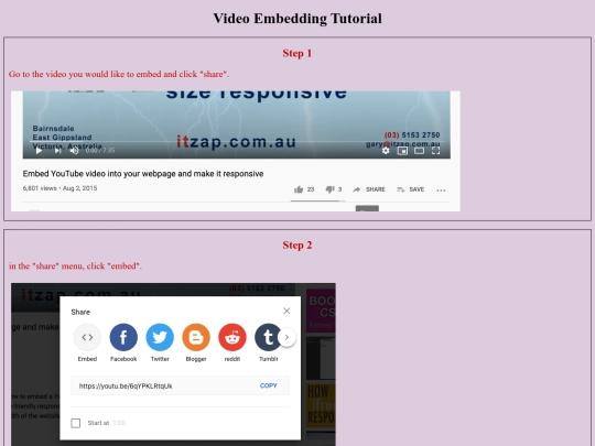 videotutorial screenshot
