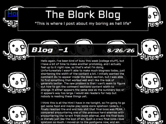 blog screenshot