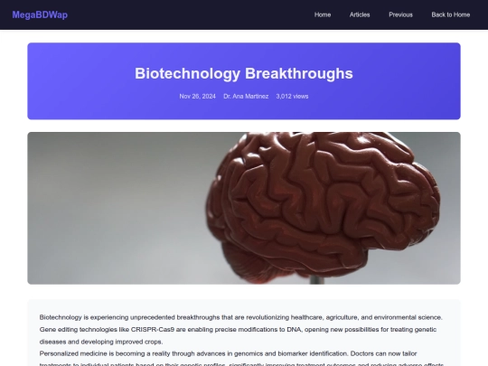 biotech-innovations screenshot